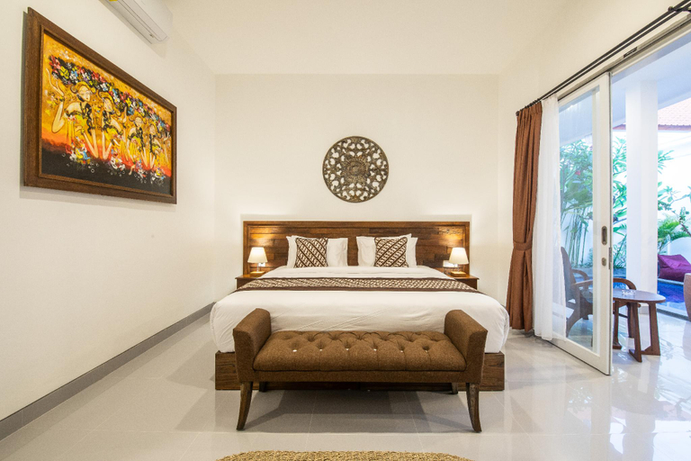 Bedroom 2, 2BR Private Pool Villa Seminyak, Badung