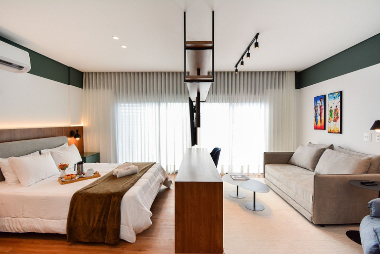 Room 3, Studio Sofisticado e Moderno - CEN013, Florianopolis