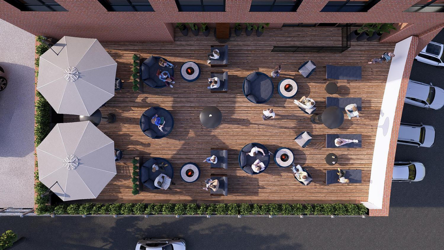 Balcony/terrace, Vintedge Residences, Bergen