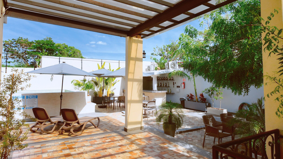 Outdoor banquet area, Hotel Boutique Casa Vivaldi, Mérida