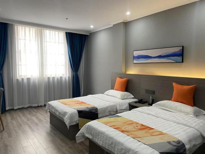 Bedroom 2, Shell Hotel Yancheng Binhai County Renmin Nan Road, Yancheng
