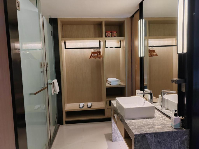 Bathroom, Echarm Hotel Chengdu Pidu Comprehensive Bonded Zone BOE, Chengdu