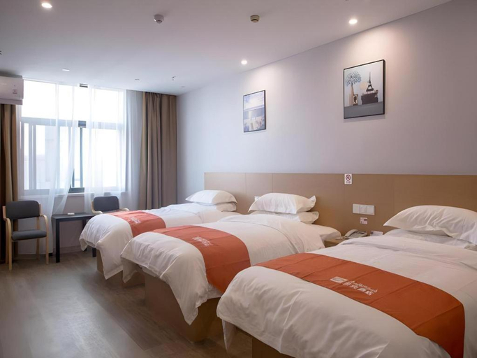 Bedroom 2, Shell Hotel Anhui Bozhou Woyang County Lexing Road Bus Station, Bozhou
