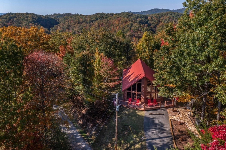 Aerial view, Can't Bear to Leave, Sevier