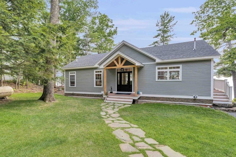 Exterior 4, Elegant Lakefront Home Near Bar Harbor & Acadia With Modern Kitchen, Lake Views, Hancock