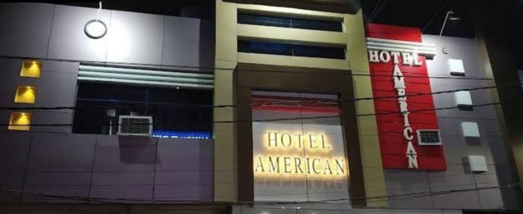 Exterior detail, Hotel American, Saharanpur