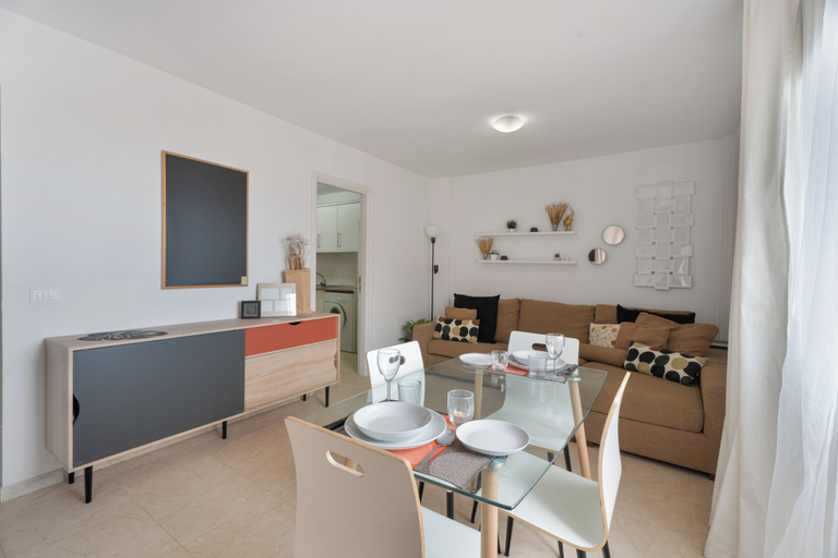 Dining room 3, Charming Apartment with Pool View in Candelaria, Spain, Santa Cruz de Tenerife