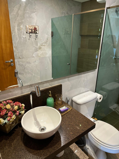 Bathroom 2, Flat no Life Resort a Beira Lago, Brasília