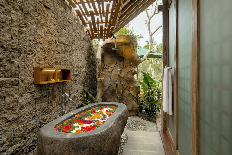Bathroom 3, Manika Ubud Villa, Gianyar