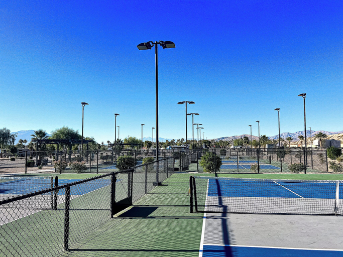 Sport court, Coachella Lakes RV Resort, Riverside