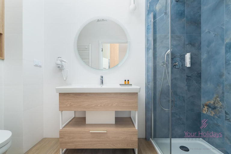 Bathroom, Your Holidays Bel Mare Aqua, Kamień
