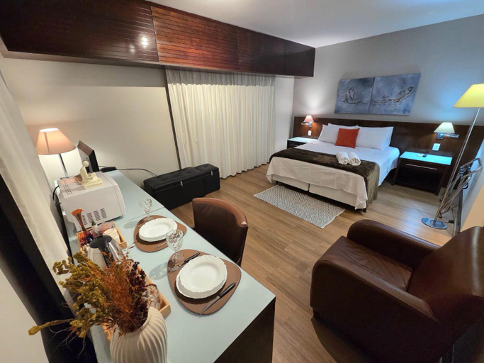 Bedroom 5, Super Comfort Flats lll - WTC - com Estacionamento, São Paulo