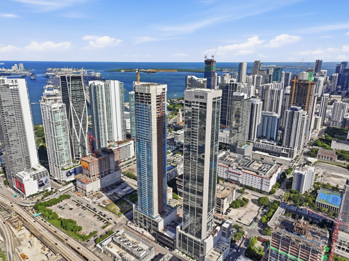 Aerial view 5, The E11 Luxury Residences, Miami-Dade