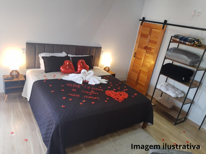 Bedroom, Chales Recanto na Serra, Paraisópolis