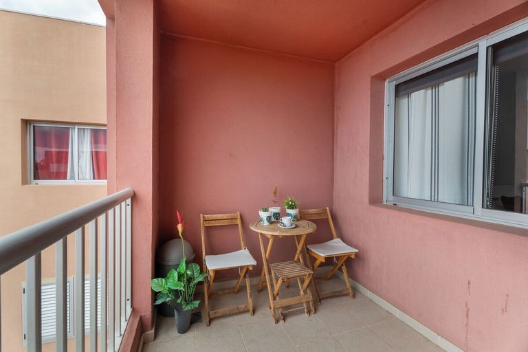 Balcony 4, Charming Apartment with Pool View in Candelaria, Spain, Santa Cruz de Tenerife