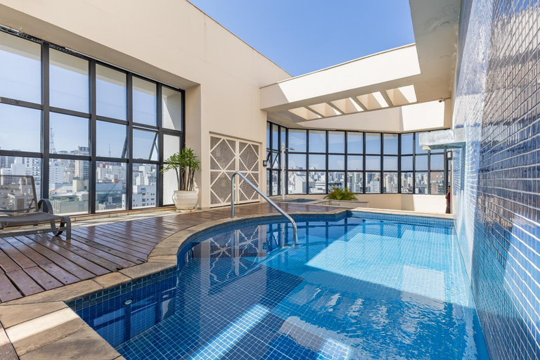 Sport & Beauty, Flat Al Lorena, Jardins com estacionamento gratis, wifi e piscina, São Paulo
