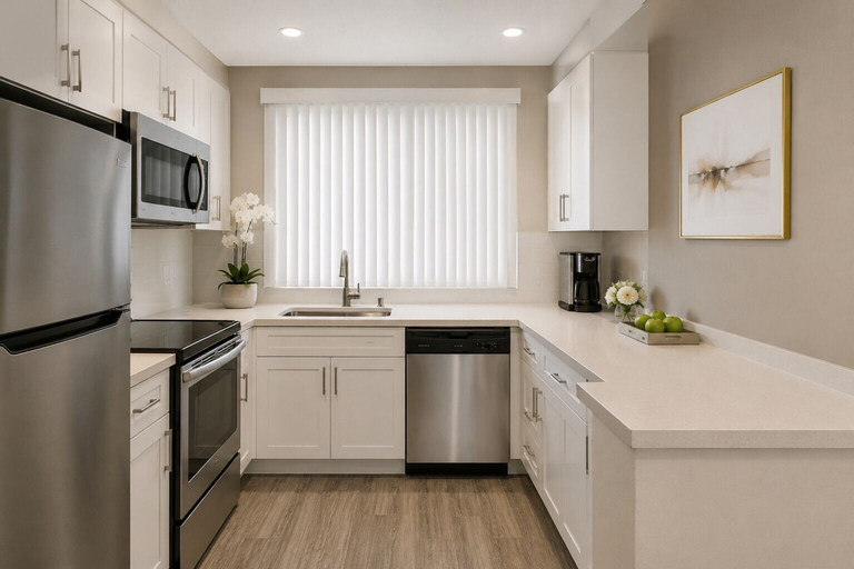 Private kitchen, Ivory Lane Suites, Toronto