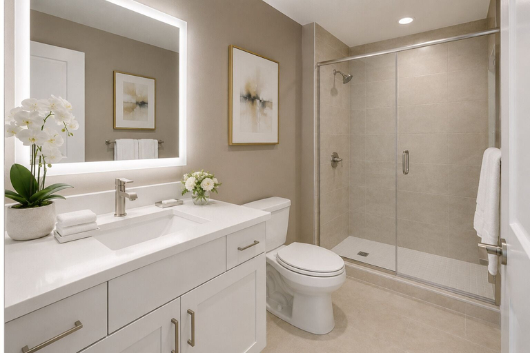 Bathroom, Ivory Lane Suites, Toronto
