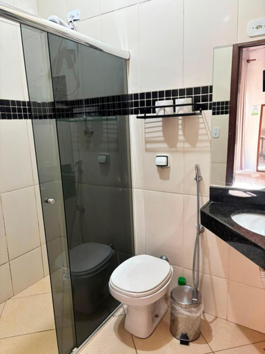 Bathroom, Hotel Pousada Pe da Serra, Santana da Vargem