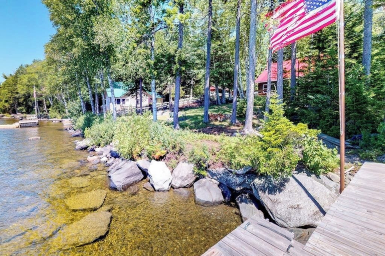 Exterior detail 5, Dog-friendly Lakefront Cabin With Full Kitchen, Firepit, Free Wifi, Great Views, Piscataquis