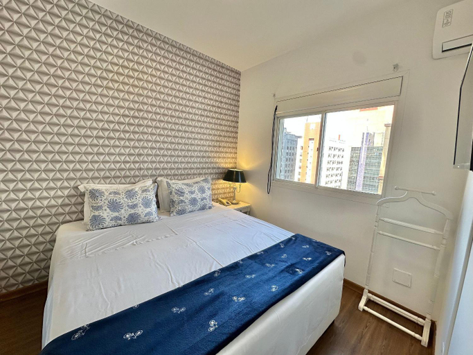 Bedroom 2, Flat Funchal JK Vila Olimpia Limpeza Diaria, São Paulo