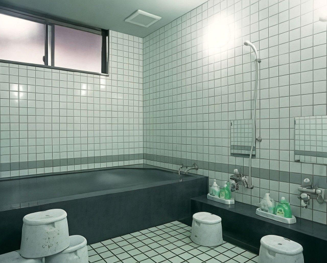 Bathroom 2, Hotel Kanezumi, Miyazaki