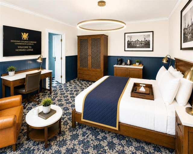 Bedroom, Downing College, Cambridgeshire