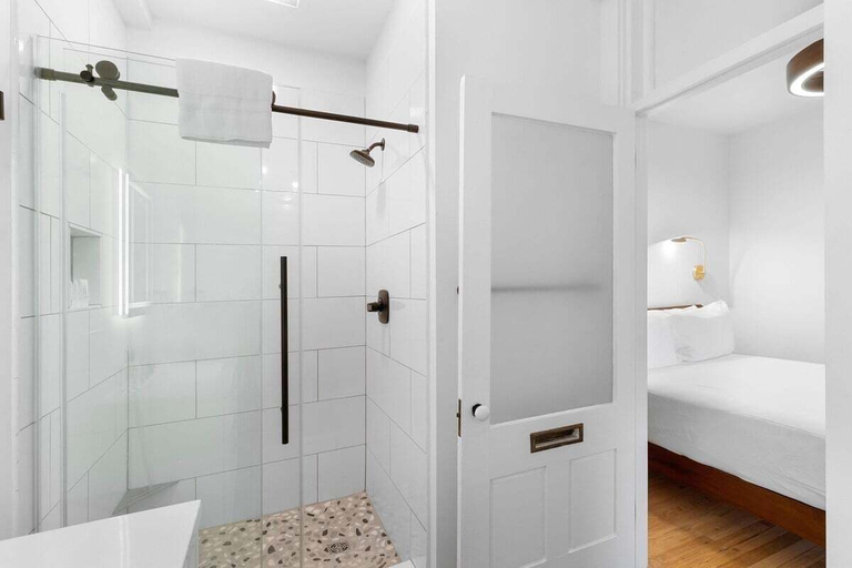 Bathroom 5, Kimball Apartment, Modern Studio on Main Street Ro, Knox