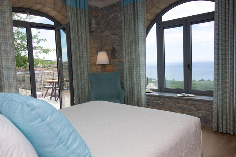 Bedroom 2, Aspasia Villa by Elrin Villas Mani, Peloponnese