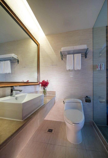 Bathroom 4, Vienna Hotel (Guangzhou Panyu Chimelong Dashi Jiangjing Garden Branch), Guangzhou