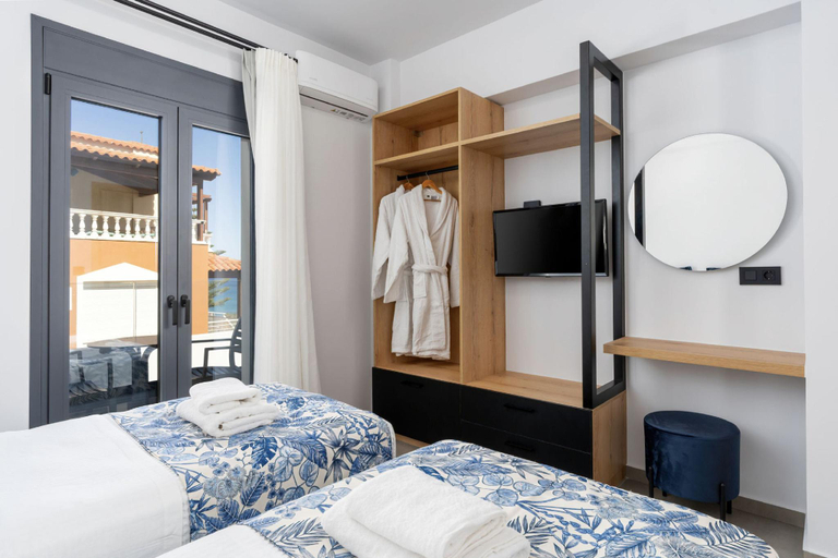 Bedroom 3, Villa Solaire - With 2 Private Pools & Sauna, Crete