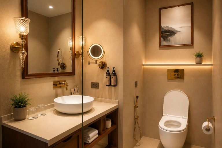 Bathroom 3, The Hills Kasauli, Solan