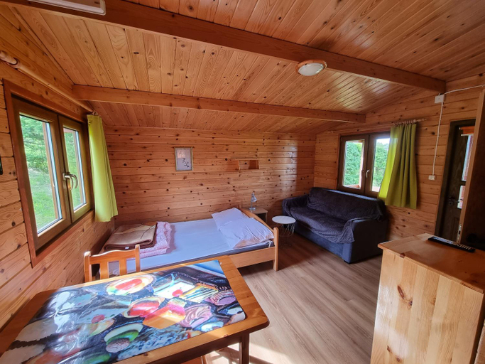 Bedroom, PANORAMA Domki i Pokoje Nad Jeziorem 660-332-576, Lesko