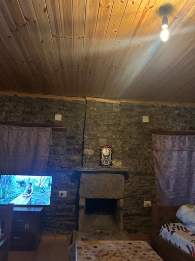 Bedroom 2, Vila Jani Stone House Fireplace near Permet Quiet Nature Stay, Përmetit