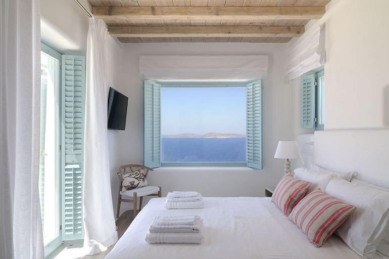 Bedroom 2, Bluebird Villas Villa Seabird, South Aegean