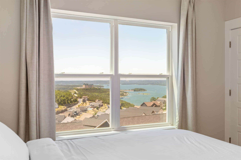 View from room 2, Lake Lookout Retreat and 9bdr, Taney