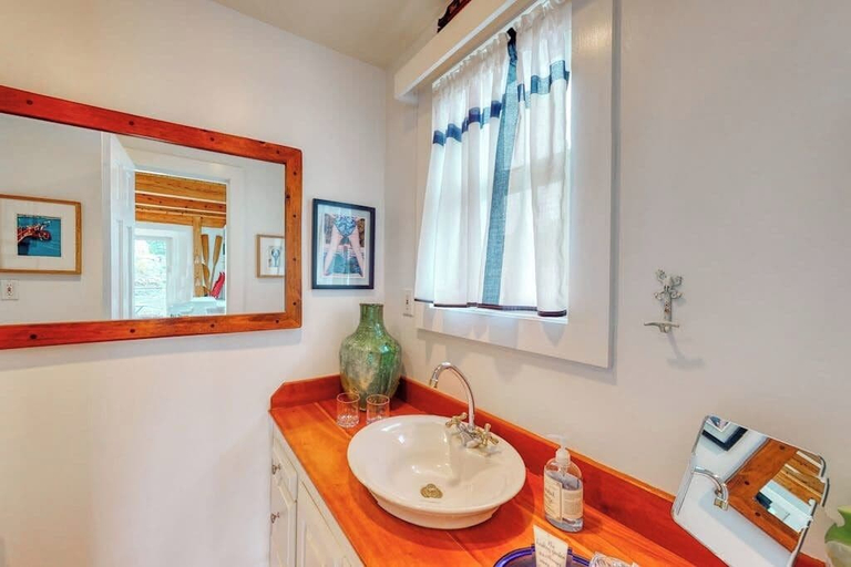Bathroom 4, Oceanfront Cottage & Studio on Mill Cove w/ Water Views, Deck - Walk Downtown, Lincoln