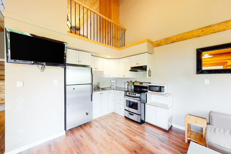 Private kitchen 4, Lac Le Jeune Cabins by Okanagan Premier, Thompson-Nicola