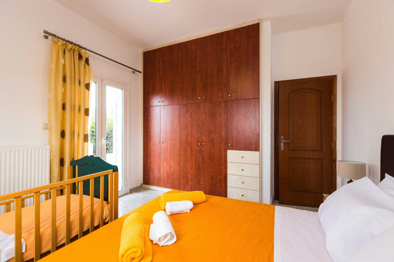 Bedroom 2, Blue Villa 1 - With Private Pool, Crete