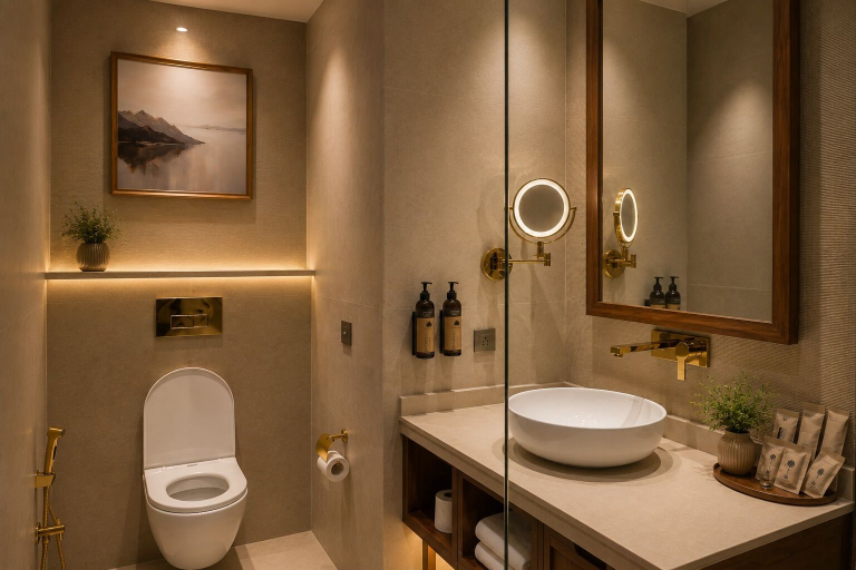 Bathroom 4, The Hills Kasauli, Solan