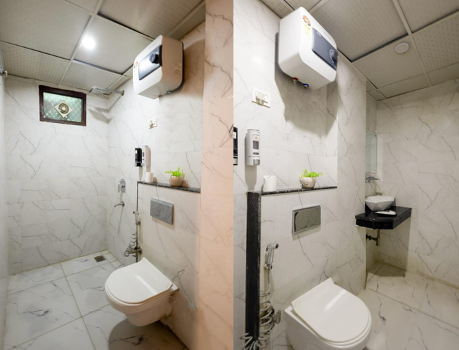 Bathroom 3, Hotel The Caves Near IGI Airport Delhi, Delhi