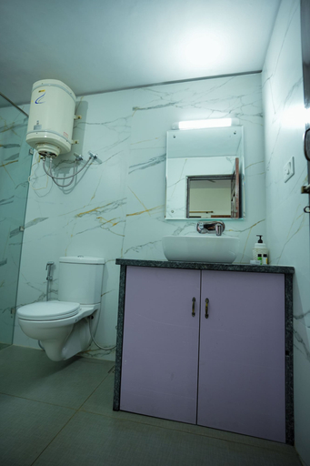 Bathroom 4, Flyo Stayo - Naukuchiatal, Nainital