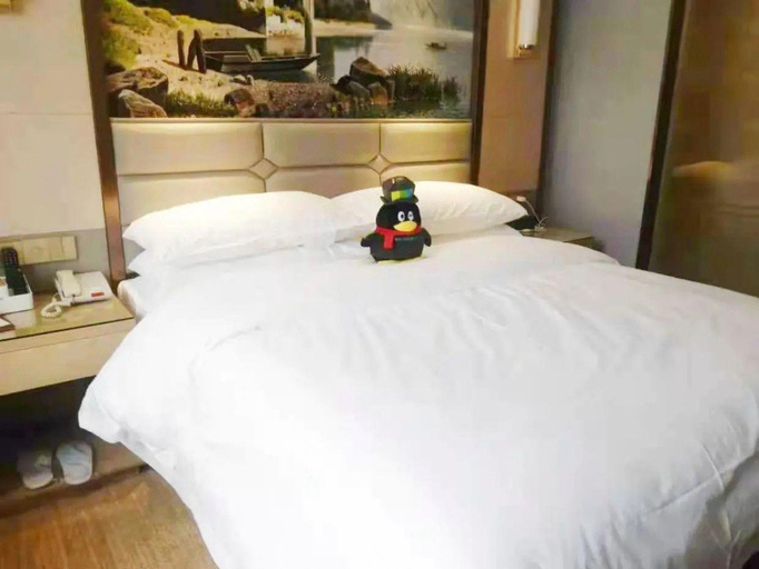 Bedroom 2, Vienna Hotel Wuhan Guobo Jiangang Metro Station, Wuhan