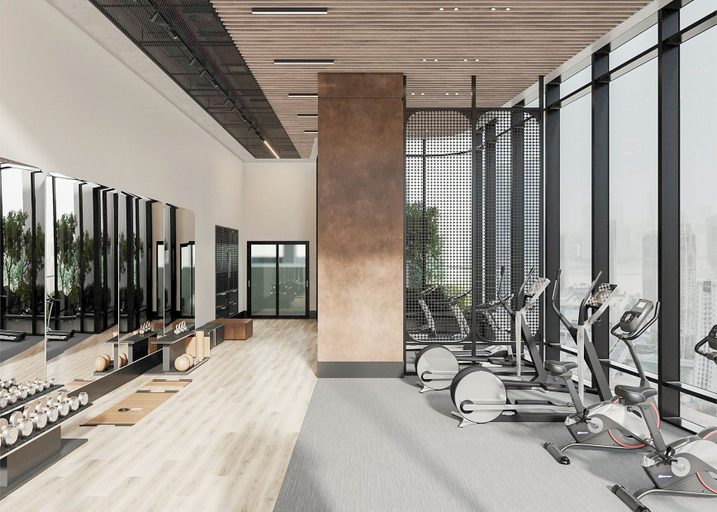 Fitness facility, Bloomfields 2BR in Radiant Views 1, Abu Dhabi City
