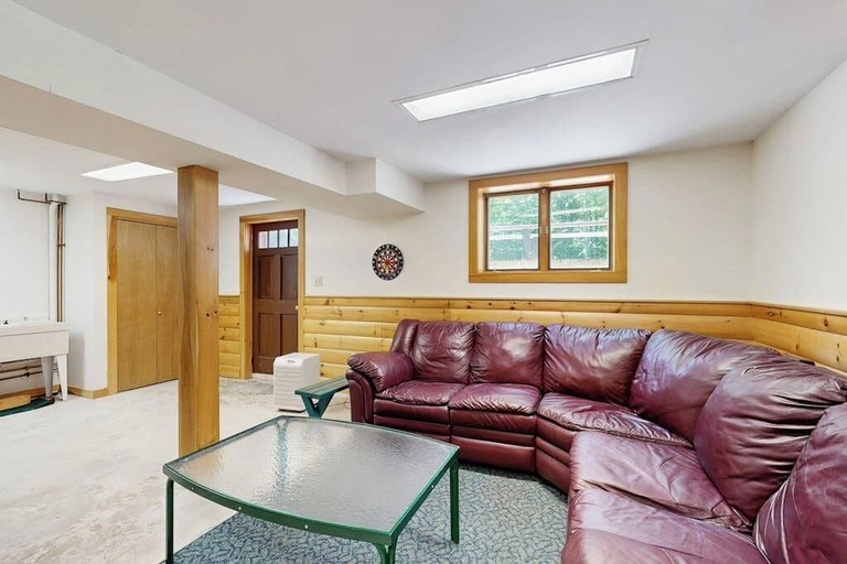 Living area 2, Beautiful Home With Wifi, Lake View, Deck, & Firepit - Walk to Beach, Piscataquis