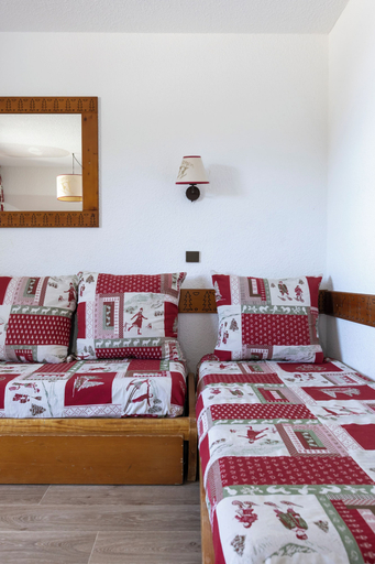 Bedroom 2, Odalys Residence Le Hameau du Mottaret, Savoie