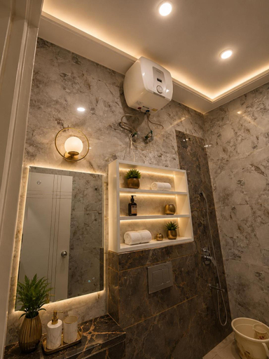 Bathroom 4, Hotel Sai Group, Delhi