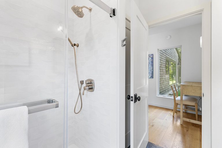 Bathroom 3, Quiet, Modern, Dog-friendly Home With Ocean Views, Private Trails & Firepit, Knox