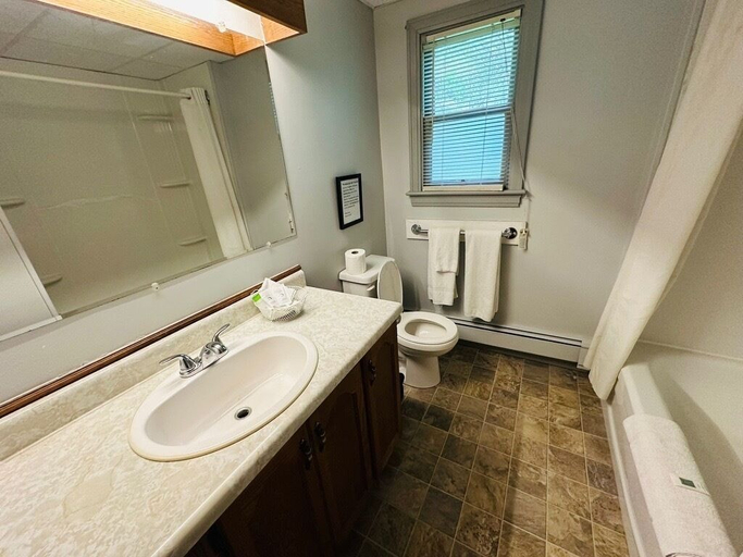 Bathroom 3, Stiles Motel Hill View Woodstock NB, Carleton