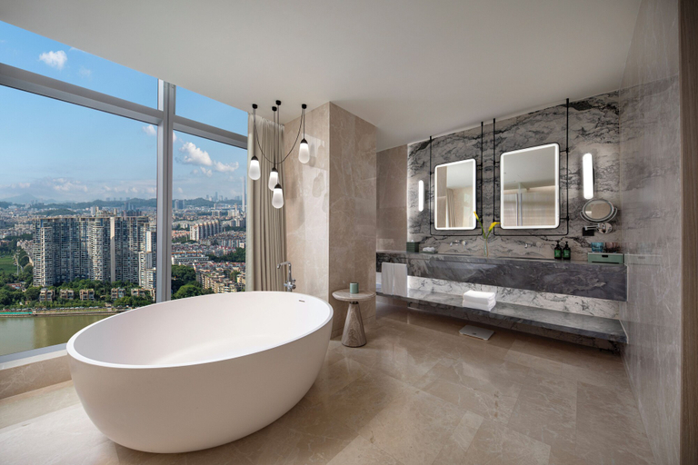 Bathroom 5, Crowne Plaza GUANGZHOU WINDOW OF CANTON by IHG, Guangzhou